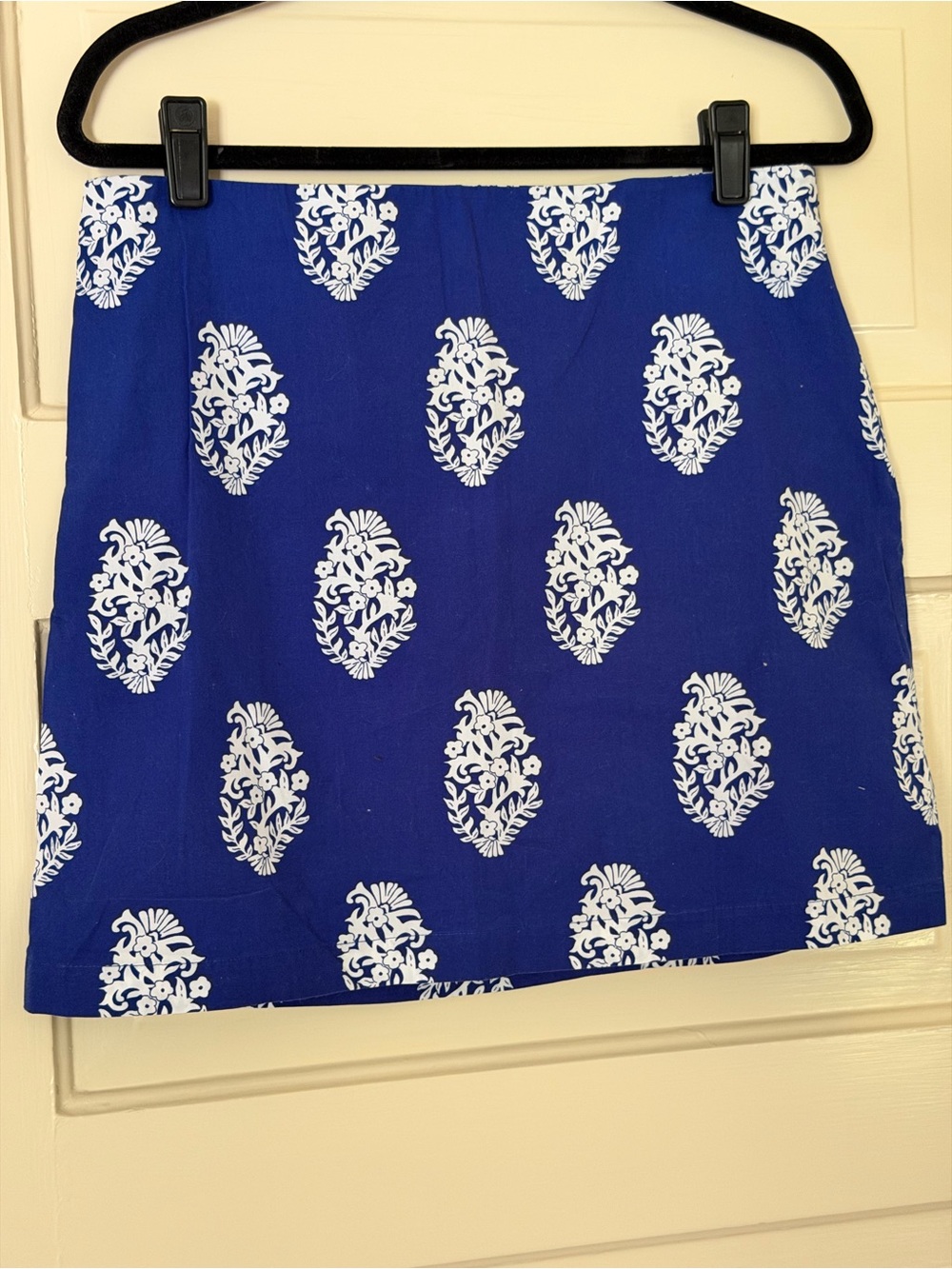 Vineyard Vines Cobalt Blue Floral Print Mini Skirt